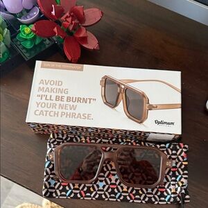 Optimum Optical Brown Sunglasses